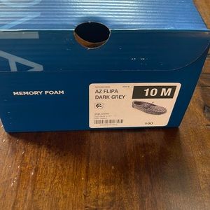 Arizona grey leopard print “hey dude” loafers